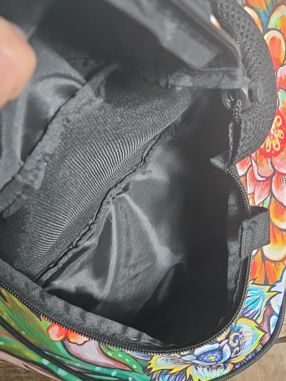 Floral Boho Multi‑Color Crossbody Pet Carrier Sling Bag